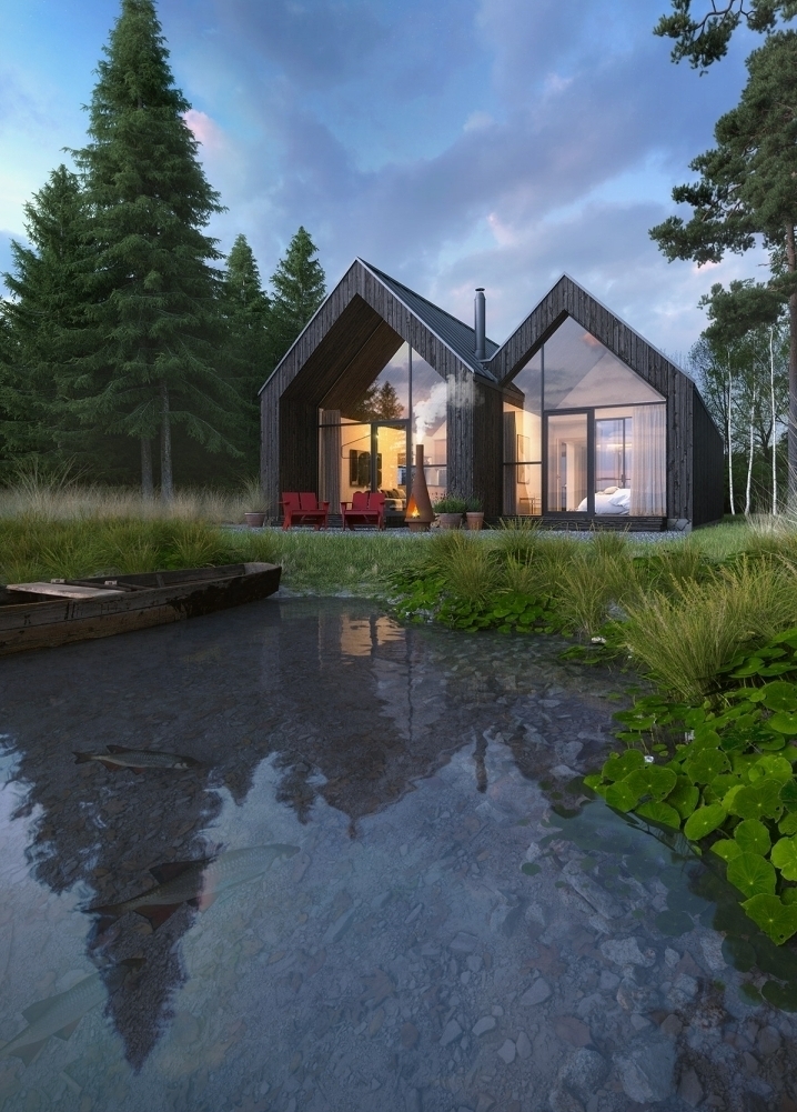 Каркасный дом 90 м2